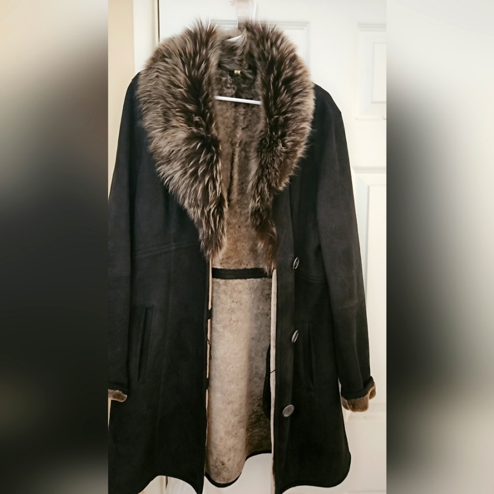 Lamskin fur jacket